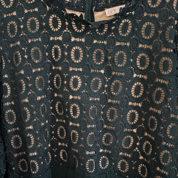 Ivy city co green lace dress - Picture 3 of 5